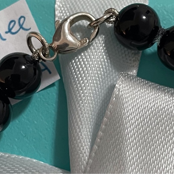 Tiffany Onyx RTT heart tag bracelet - Picture 4 of 5
